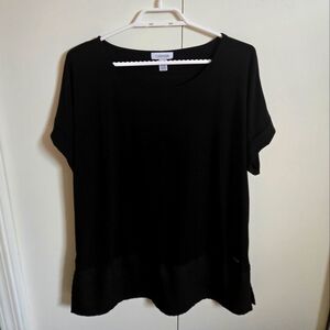 Calvin Klein Women's Black Short Sleeve Tee